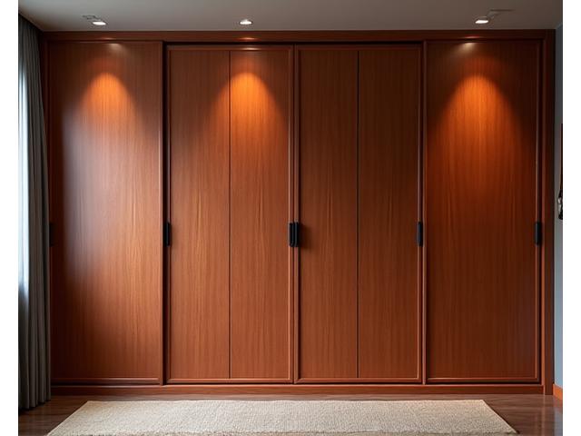 Geräumiger Kleiderschrank aus Kirschbaumholz